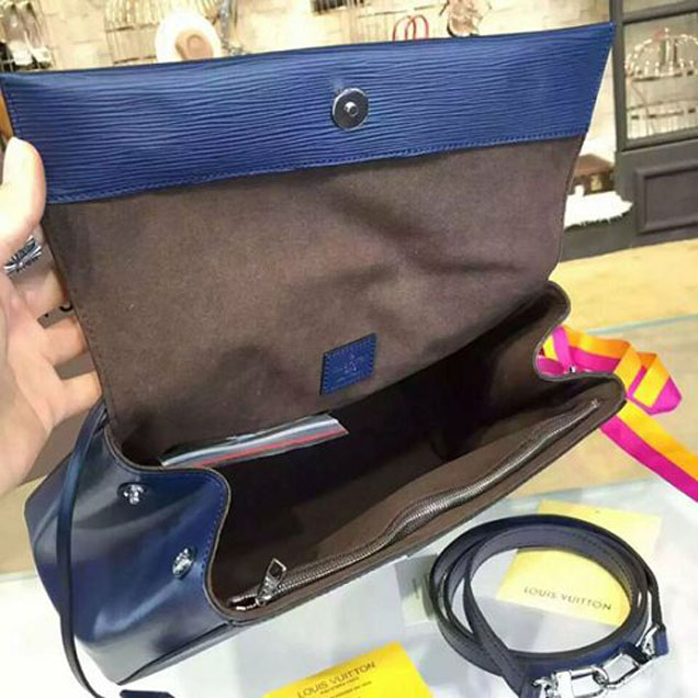 Сумка Louis Vuitton M41299 Cluny MM Tote Bag Epi Leather "Navy Blue" фото № 8