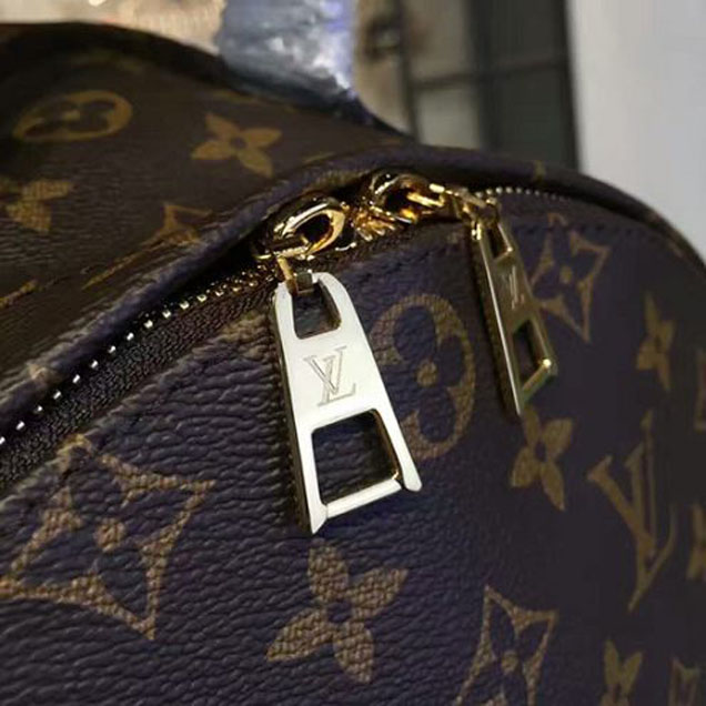 Рюкзак Louis Vuitton M41561 Palm Springs Backpack MM Monogram Canvas "Brown" фото № 8