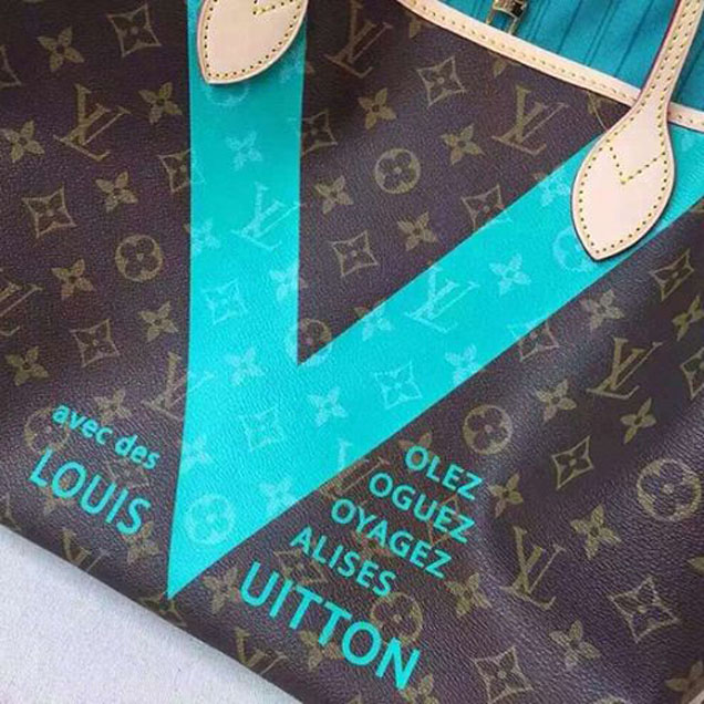 Сумка Louis Vuitton M41601 Neverfull MM Shoulder Bag Monogram Canvas "Brown" фото № 4