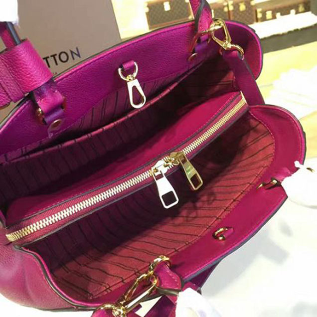 Сумка Louis Vuitton M41675 Montaigne MM Tote Bag Monogram Empreinte Leather "Pink" фото № 8
