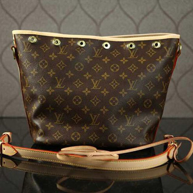 Сумка Louis Vuitton M42226 Petit Noe Shoulder Bag Monogram Canvas "Brown" фото № 3