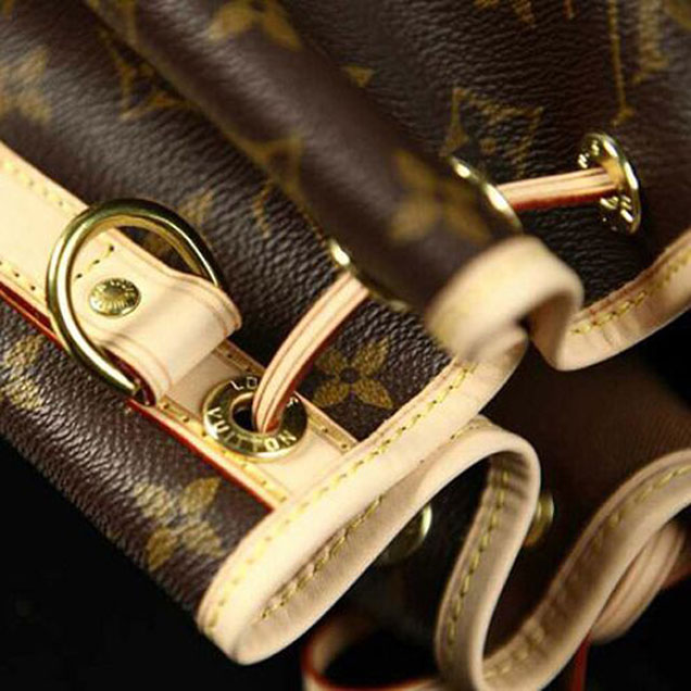 Сумка Louis Vuitton M42226 Petit Noe Shoulder Bag Monogram Canvas "Brown" фото № 6