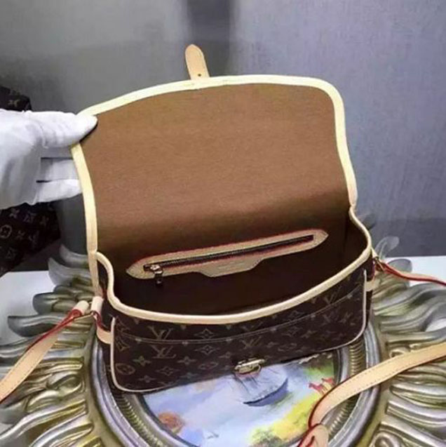 Сумка Louis Vuitton M42250 Sologne Crossbody Bag Monogram Canvas "Brown" фото № 10
