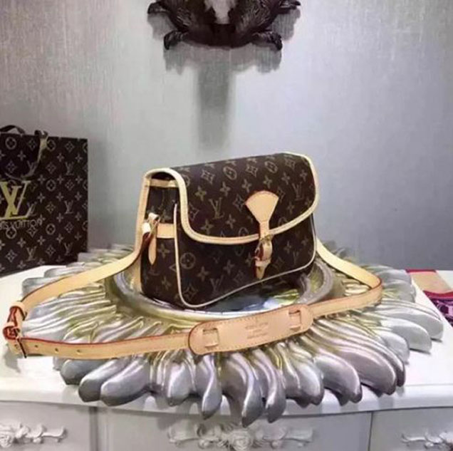 Сумка Louis Vuitton M42250 Sologne Crossbody Bag Monogram Canvas "Brown" фото № 3