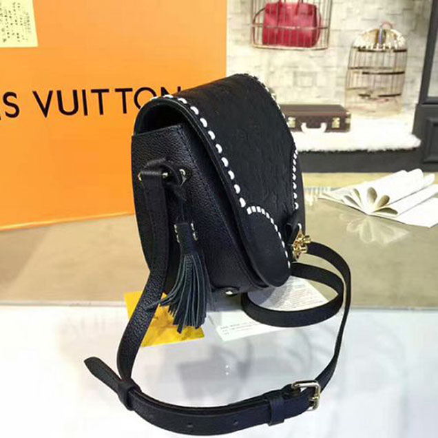 Сумка Louis Vuitton M43143 Junot Crossbody Bag Monogram Empreinte Leather "Black" фото № 3