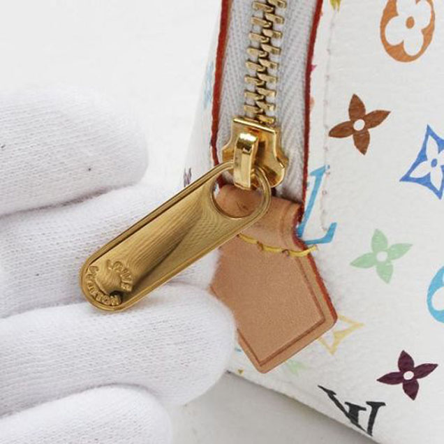 Косметичка Louis Vuitton M47354 Cosmetic Pouch Monogram Multicolore Canvas "White" фото № 5