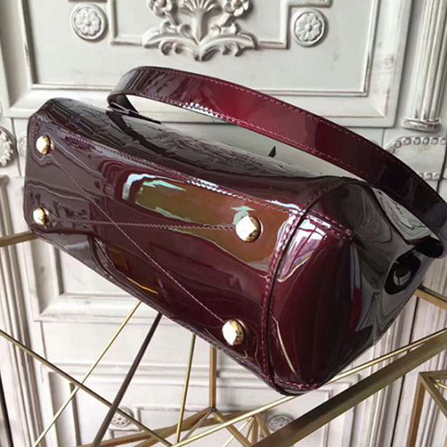 Сумка Louis Vuitton M50400 Montaigne MM Tote Bag Monogram Vernis "Chocolate" фото № 6