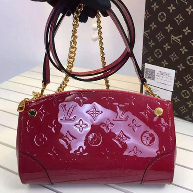 Сумка Louis Vuitton M50587 Santa Monica Clutch Crossbody Bag Monogram Vernis "Pink" фото № 2