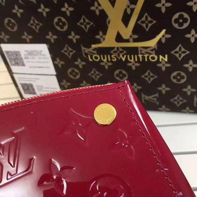 Сумка Louis Vuitton M50587 Santa Monica Clutch Crossbody Bag Monogram Vernis "Pink" фото № 8
