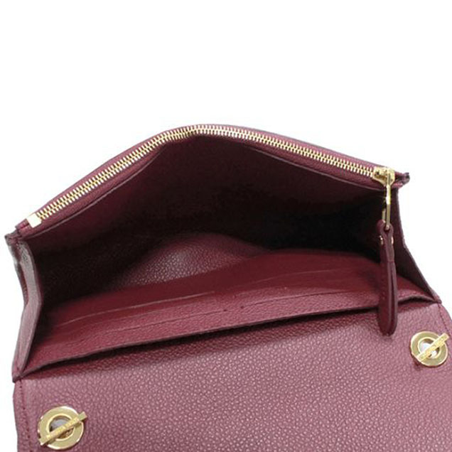 Сумка Louis Vuitton M60639 Pochette Saint-Germain Crossbody Bag Monogram Empreinte Leather "Purple" фото № 8