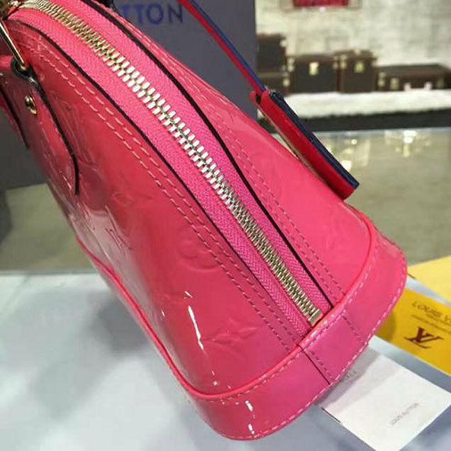 Сумка Louis Vuitton M90976 Alma BB Tote Bag Monogram Vernis "Pink" фото № 9