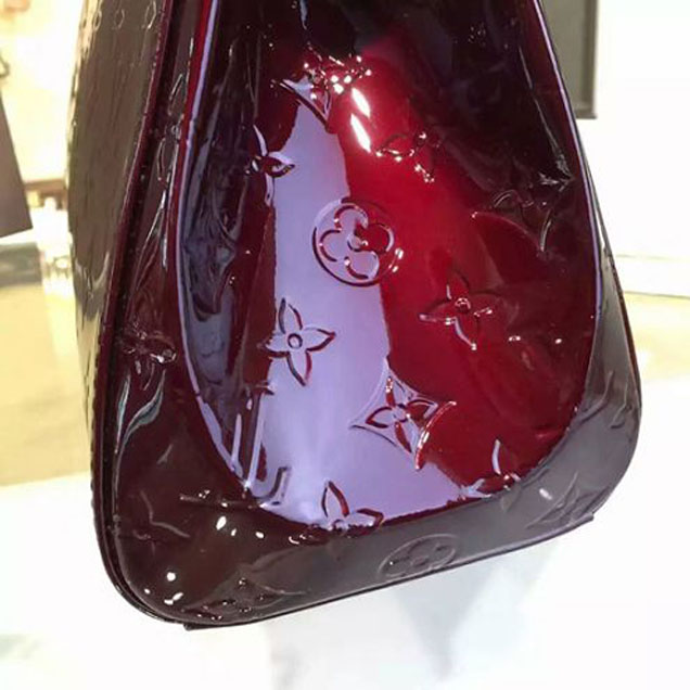 Сумка Louis Vuitton M91690 Brea MM Tote Bag Monogram Vernis "Purple" фото № 6