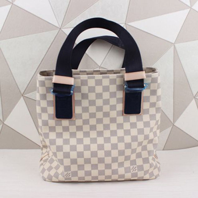 Сумка Louis Vuitton N41179 Cabas PM Shoulder Bag Damier Azur Canvas "White" фото № 4