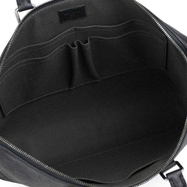 Портфель Louis Vuitton N41248 Porte Documents Jour Briefcase Damier Infini Leather "Black" фото № 6