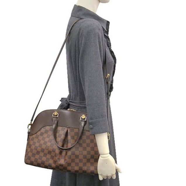 Сумка Louis Vuitton N41399 Salvi Shoulder Bag Damier Ebene Canvas "Brown" фото № 9