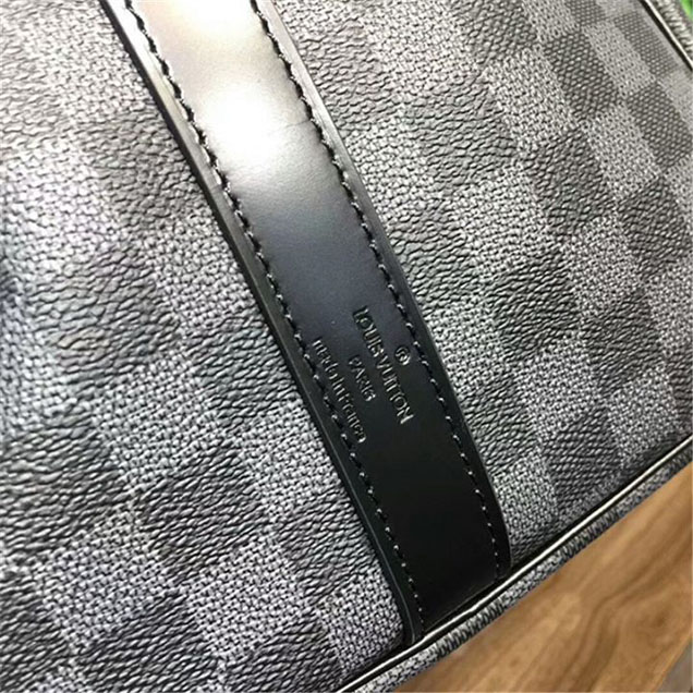 Сумка Louis Vuitton N41413 Keepall Bandouliere 55 Duffel Bag Damier Graphite Canvas "Graphite" фото № 7