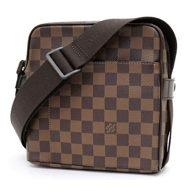 Сумка Louis Vuitton N41442 Olav PM Messenger Bag Damier Ebene Canvas "Brown" фото № 2