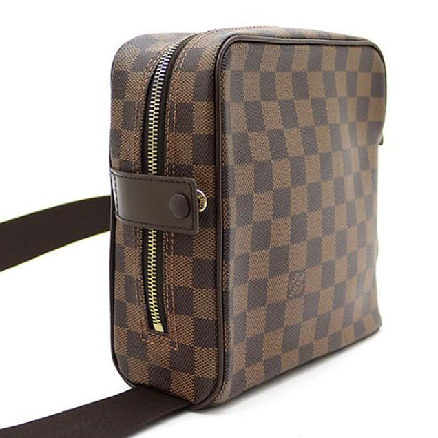 Сумка Louis Vuitton N41442 Olav PM Messenger Bag Damier Ebene Canvas "Brown" фото № 6