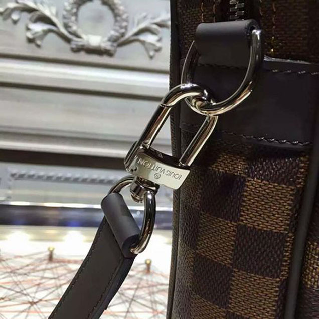 Портфель Louis Vuitton N41466 Porte-Documents Voyage PM Briefcase Damier Ebene Canvas "Brown" фото № 7