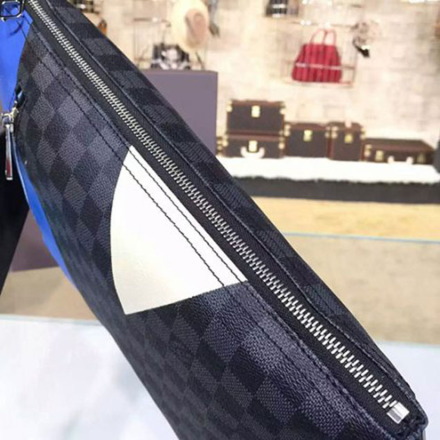 Сумка Louis Vuitton N41639 Mick PM Regatta Messenger Bag Damier Cobalt Canvas "Navy Blue" фото № 8