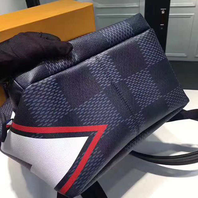 Рюкзак Louis Vuitton N44006 Apollo Backpack Damier Cobalt Canvas "Navy Blue" фото № 5