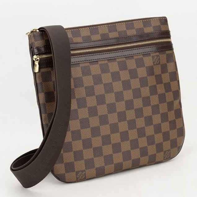 Сумка Louis Vuitton N51111 Pochette Bosphore Crossbody Bag Damier Ebene Canvas "Brown" фото № 3