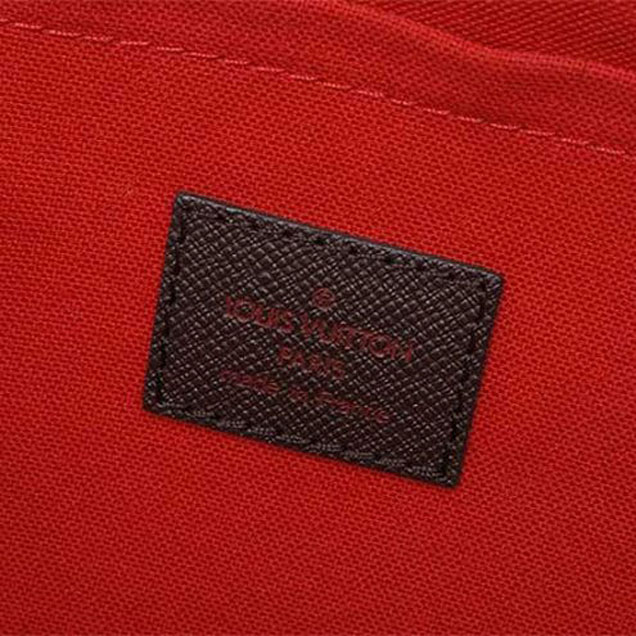 Сумка Louis Vuitton N51174 Belem MM Hobo Bag Damier Ebene Canvas "Brown" фото № 7