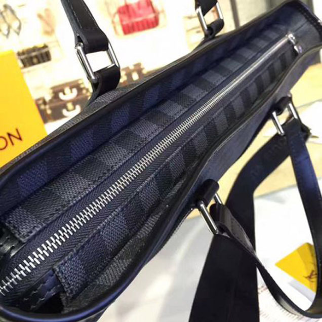 Портфель Louis Vuitton N51192 Tadao Briefcase Damier Graphite Canvas "Graphite" фото № 9