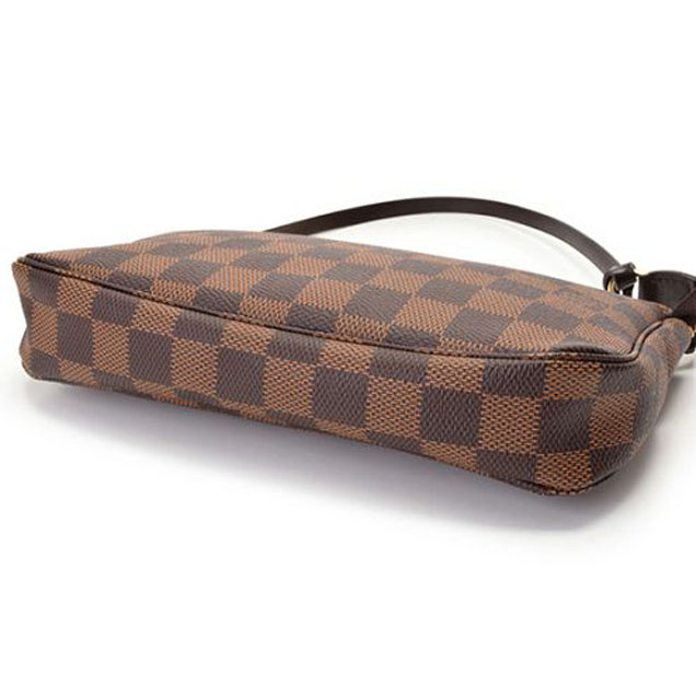 Сумка Louis Vuitton N51985 Pochette Accessoires Damier Ebene Canvas "Brown" фото № 5