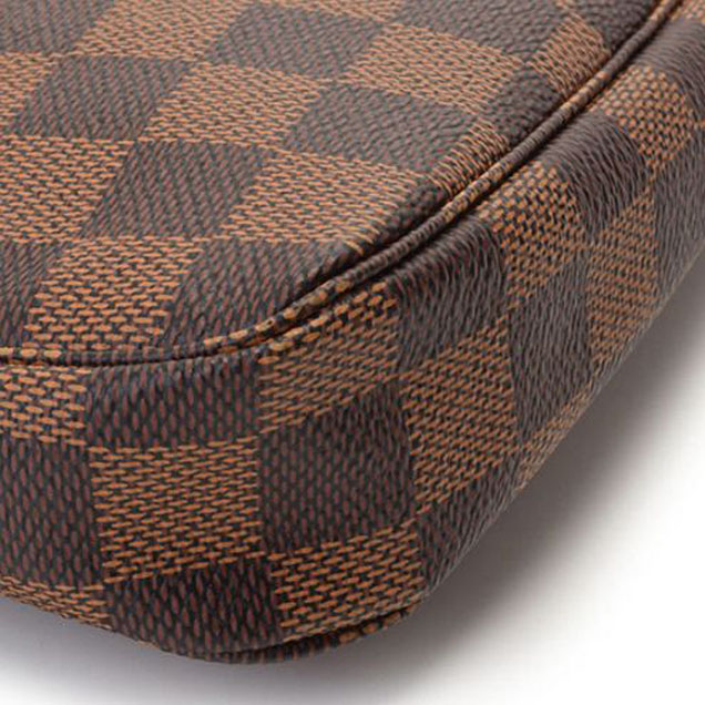 Сумка Louis Vuitton N51985 Pochette Accessoires Damier Ebene Canvas "Brown" фото № 6