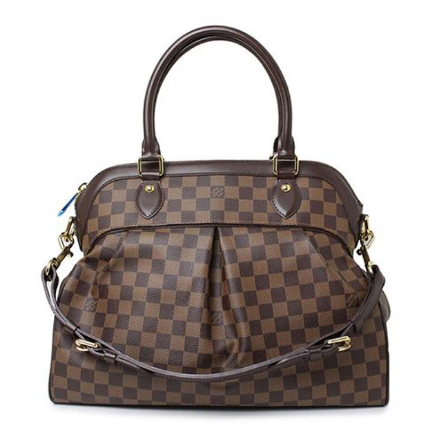 Сумка Louis Vuitton N51998 Trevi GM Tote Bag Damier Ebene Canvas "Brown" фото № 2