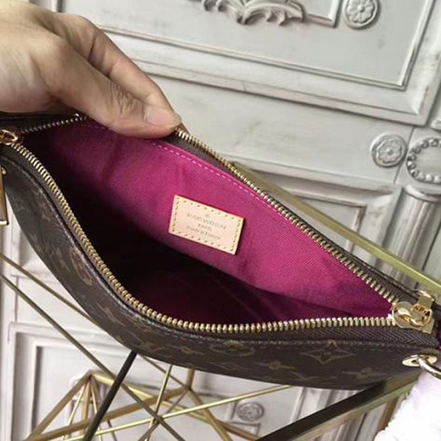 Сумка Louis Vuitton Lorette M44053 Monogram Canvas "Brown" фото № 9