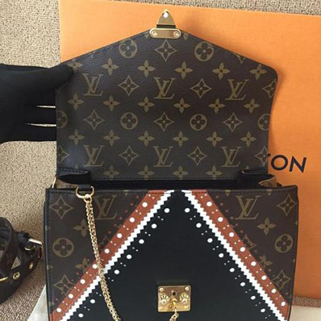 Сумка Louis Vuitton Pochette Metis MM M43488 Monogram Canvas "Brown" фото № 8