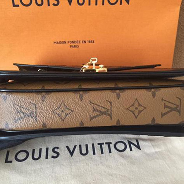 Сумка Louis Vuitton Pochette Metis MM M43488 Monogram Canvas "Brown" фото № 7