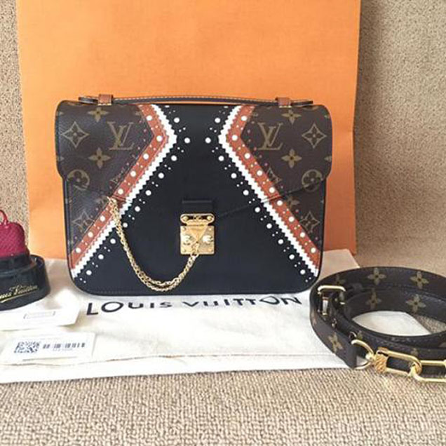 Сумка Louis Vuitton Pochette Metis MM M43488 Monogram Canvas "Brown" фото № 5