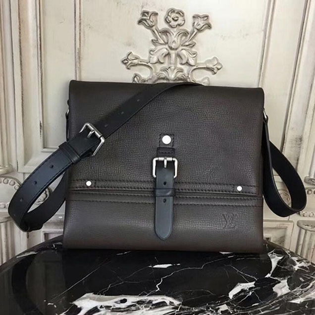 Сумка Louis Vuitton Canyon Messenger PM M54962 Utah Leather "Brown" фото № 2