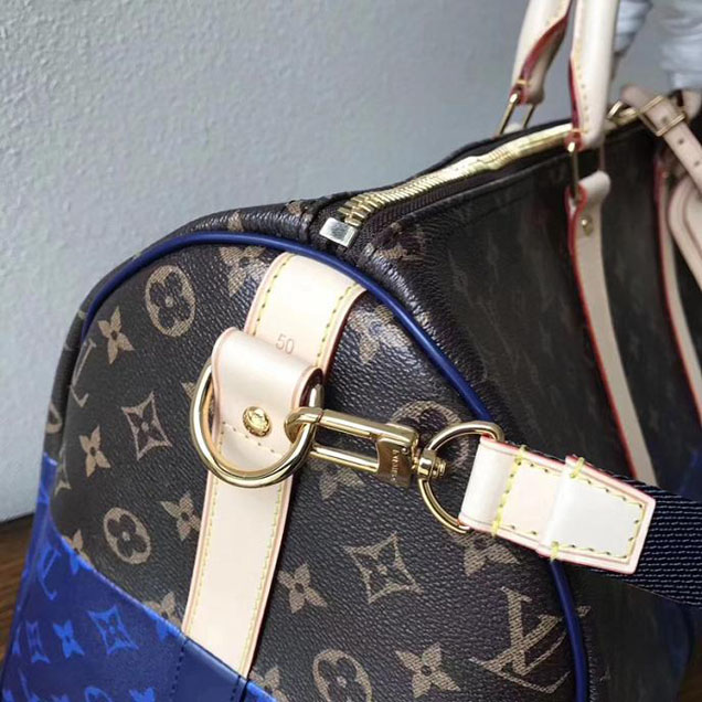 Сумка Louis Vuitton Keepall Bandouliere 50 M43861 Monogram Canvas "Brown" фото № 7