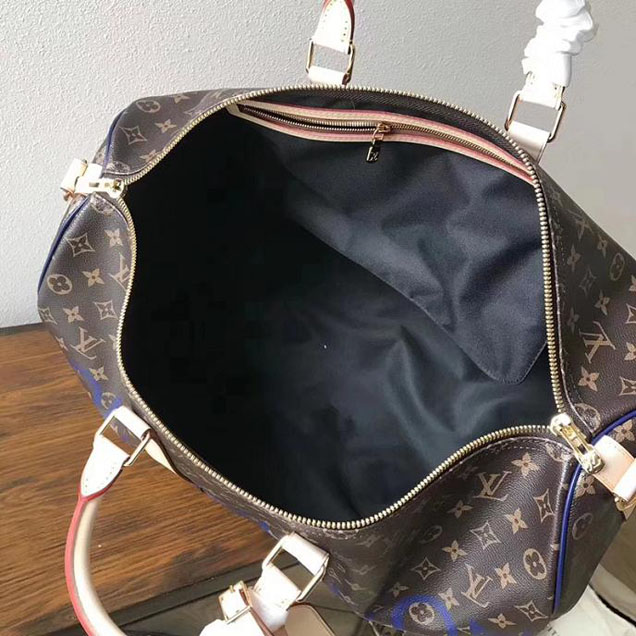 Сумка Louis Vuitton Keepall Bandouliere 50 M43861 Monogram Canvas "Brown" фото № 10