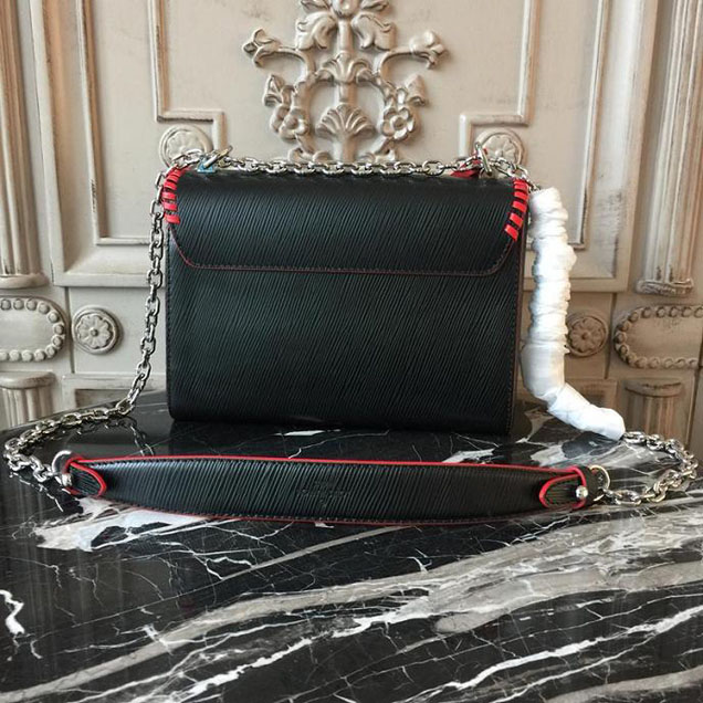 Сумка Louis Vuitton Twist MM M53531 Epi Leather "Black" фото № 4