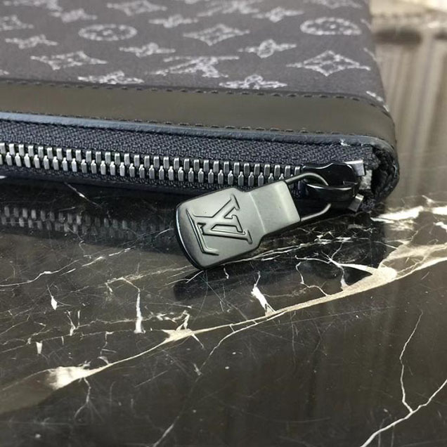 Клатч Louis Vuitton Monogram Eclipse Canvas Pochette Apollo M62904 "Black" фото № 8