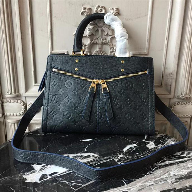 Сумка Louis Vuitton Monogram Empreinte Leather Sully PM M54196 "Black" фото № 2