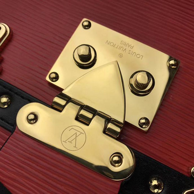 Сумка Louis Vuitton Epi Leather Trunk Clutch M51697 "Red" фото № 6