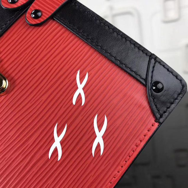 Сумка Louis Vuitton Epi Leather Trunk Clutch M51697 "Red" фото № 7