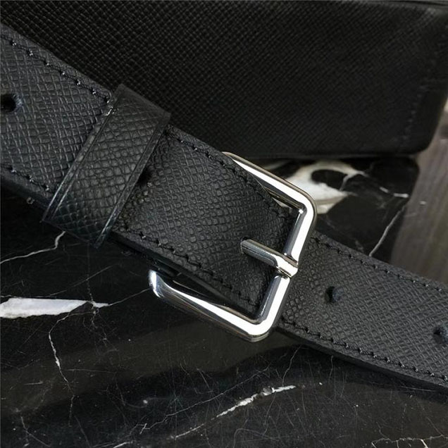 Сумка Louis Vuitton Taiga Leather Roman PM M32726 "Black" фото № 6