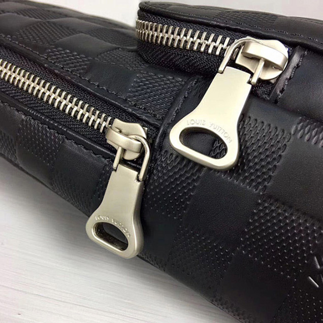 Сумка Louis Vuitton N41720 Avenue Sling Bag Damier Infini Leather "Black" фото № 6