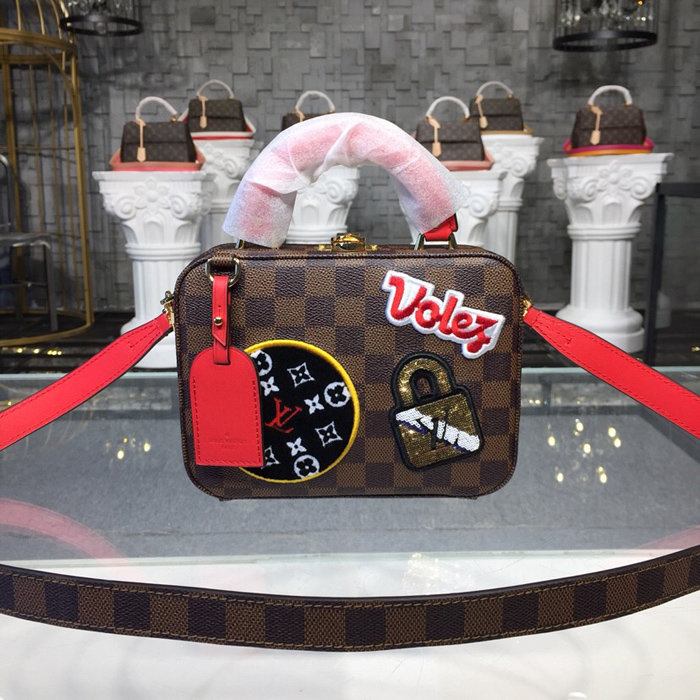 Сумка Louis Vuitton LV Stories Box N40048 Damier Ebene Canvas "Brown" фото № 2