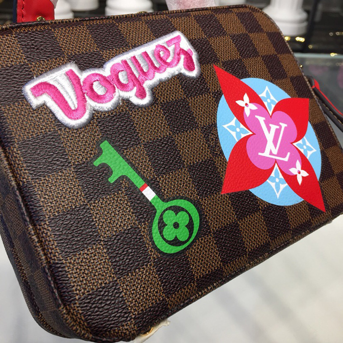 Сумка Louis Vuitton LV Stories Box N40048 Damier Ebene Canvas "Brown" фото № 7