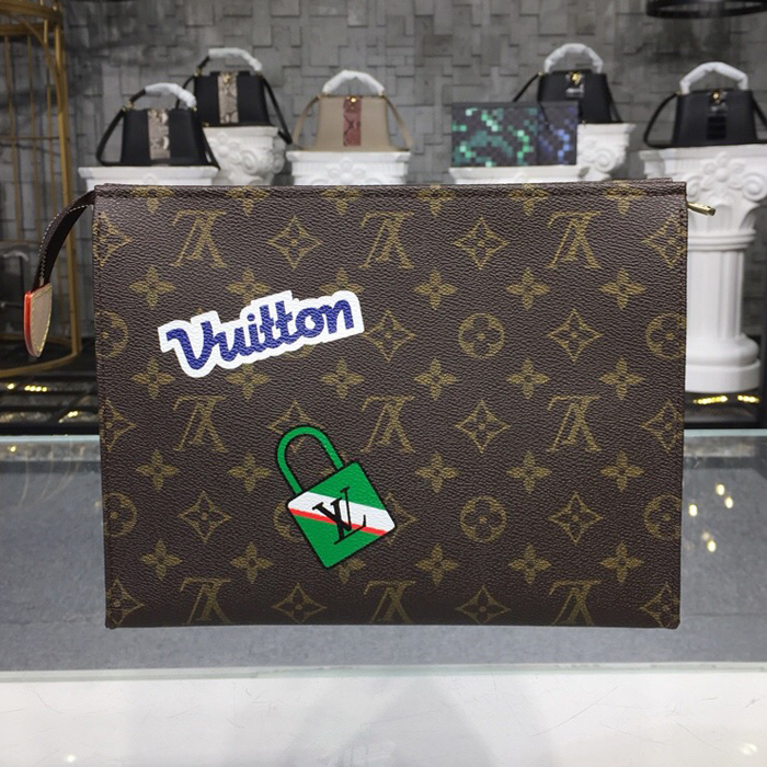 Косметичка Louis Vuitton Toiletry Pouch 26 M43997 Monogram Canvas "Brown" фото № 4