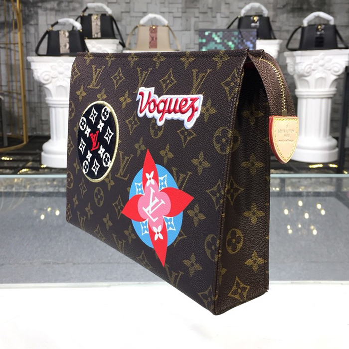 Косметичка Louis Vuitton Toiletry Pouch 26 M43997 Monogram Canvas "Brown" фото № 3