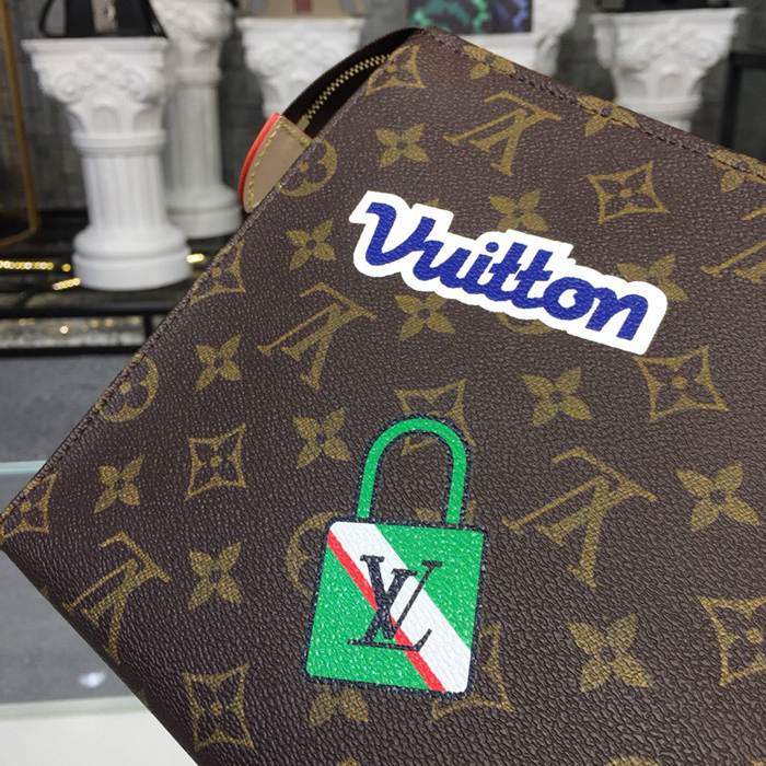 Косметичка Louis Vuitton Toiletry Pouch 26 M43997 Monogram Canvas "Brown" фото № 6